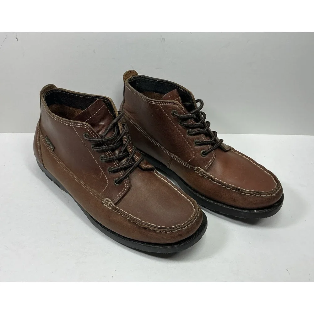 Eastland Seneca Chukka Boots Mens 8.5 D Brown Leather Casual Camp Hiking Hipster